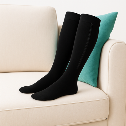 Chaussettes de Compression Zippées