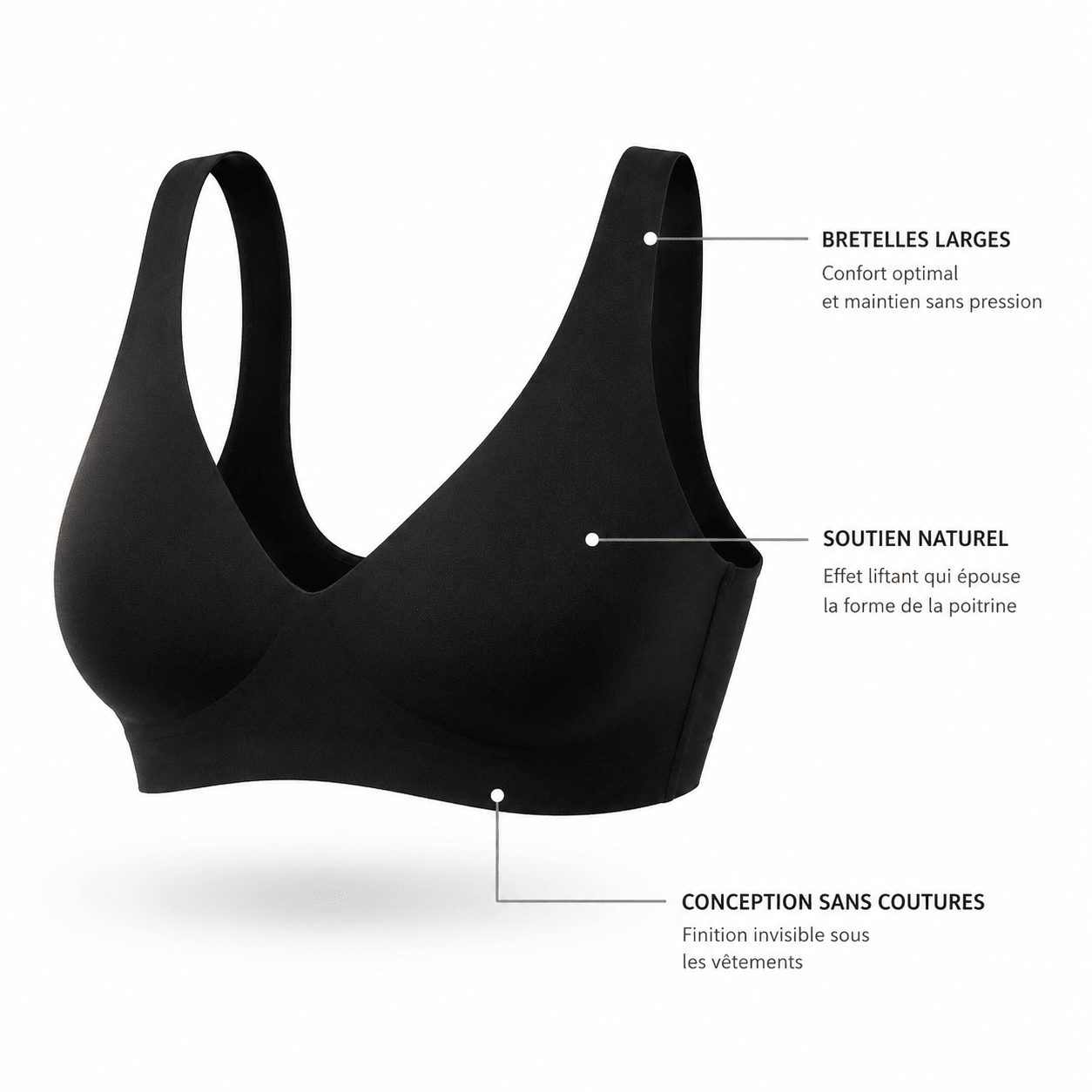 Soutien - Gorge Sculptant Seconde Peau - Crivela
